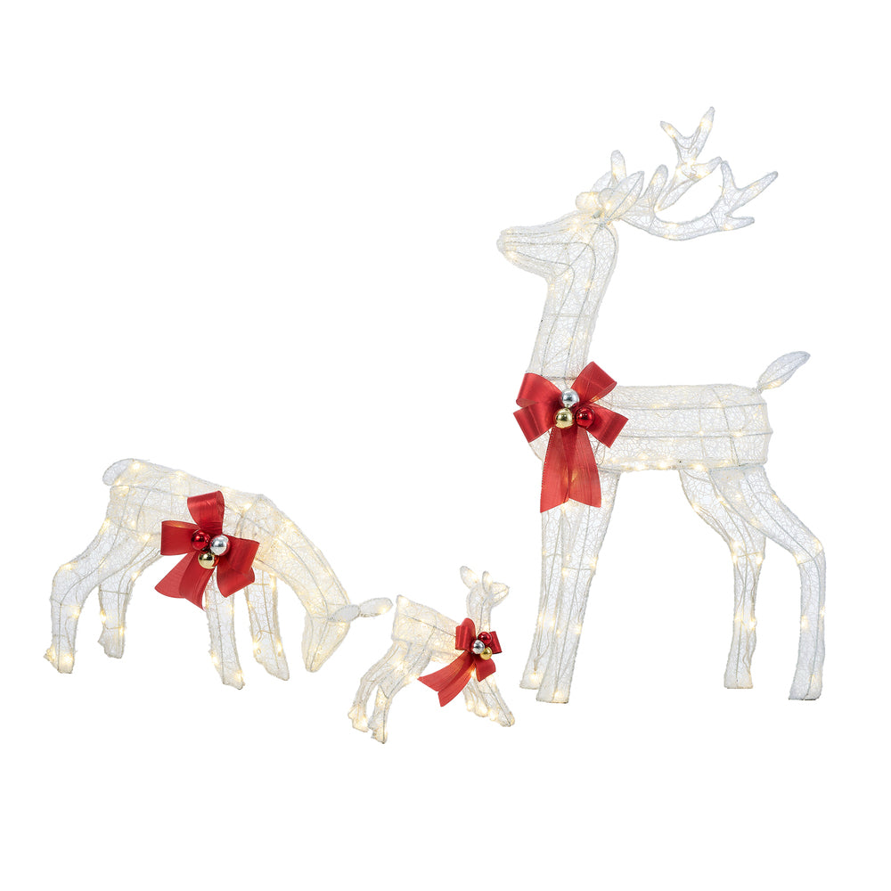 Tinseltown Christmas Lights LED 3PCS Reindeer Family Xmas Decor