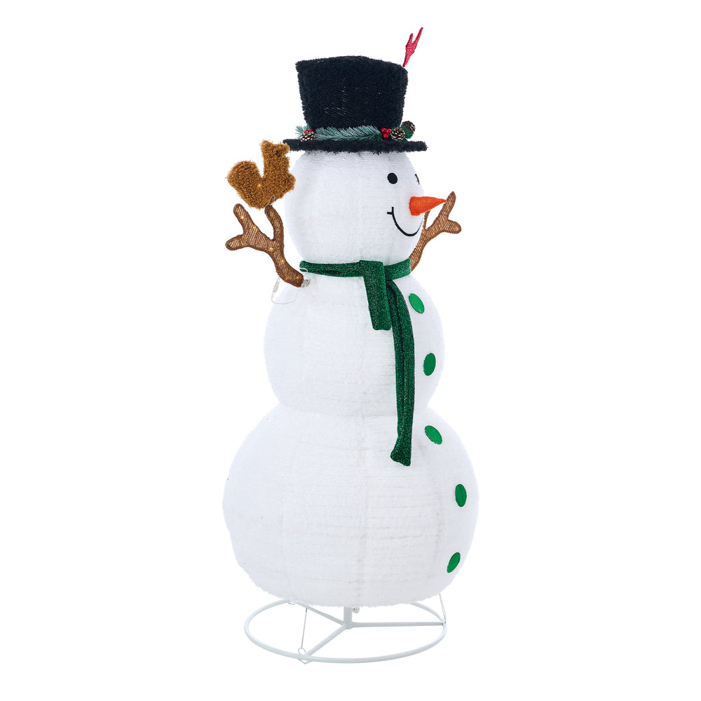 3D Snowman Christmas LED Lights, 1.63M, 150 LEDs, IP44 Rated