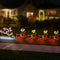 Tinseltown Christmas Light LED Motif Rope Lights Santa Riding 4 Reindeer