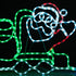 Tinseltown Christmas Light LED Motif Lights Santa Train 196cm