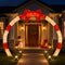 2.5m Christmas Archway Pre-Lit LED Outdoor Garden Decoration Warm White