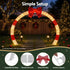 2.5m Christmas Archway Pre-Lit LED Outdoor Garden Decoration Warm White