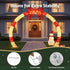 2.5m Christmas Archway Pre-Lit LED Outdoor Garden Decoration Warm White
