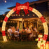 2.5m Christmas Archway Pre-Lit LED Outdoor Garden Decoration Warm White