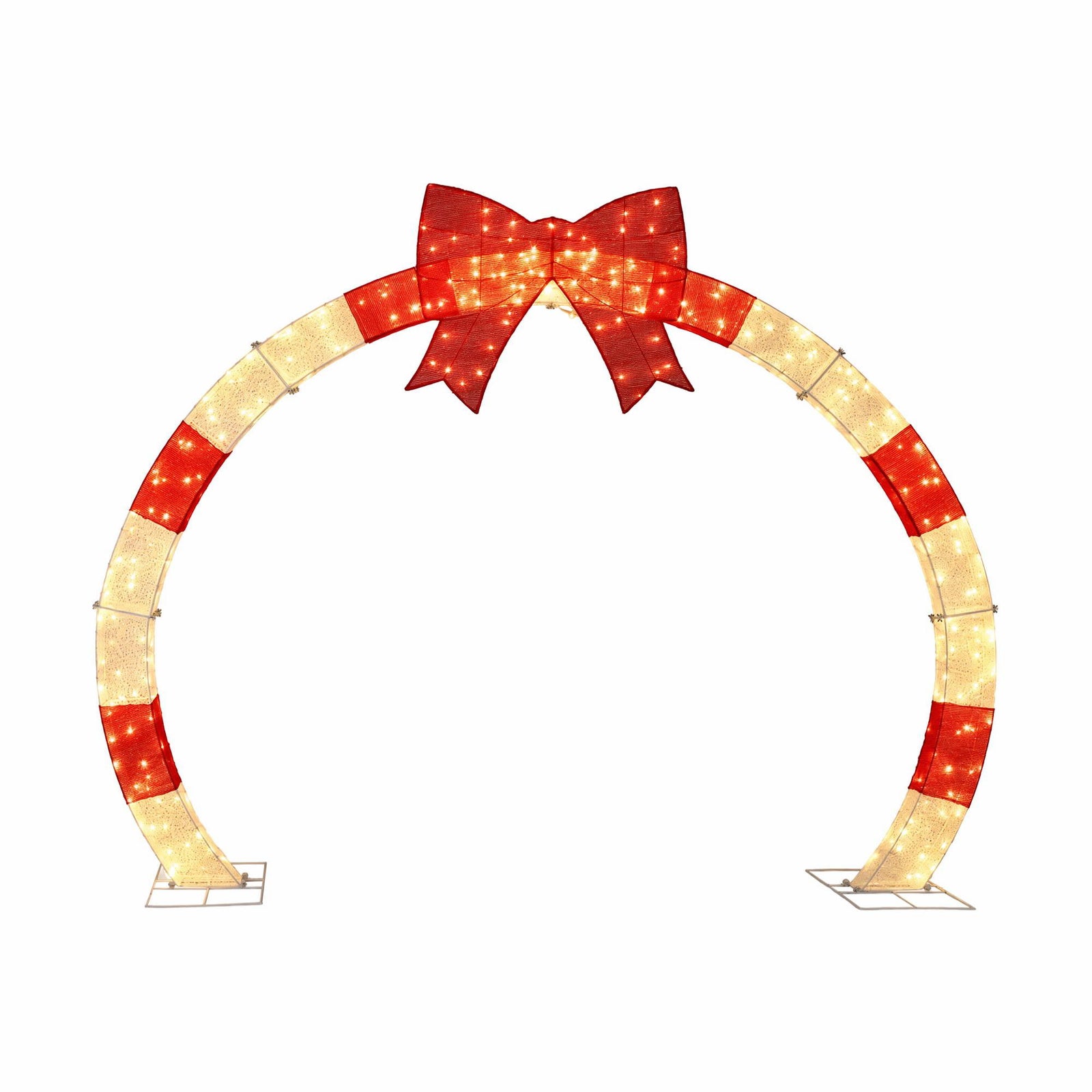 2.5m Christmas Archway Pre-Lit LED Outdoor Garden Decoration Warm White