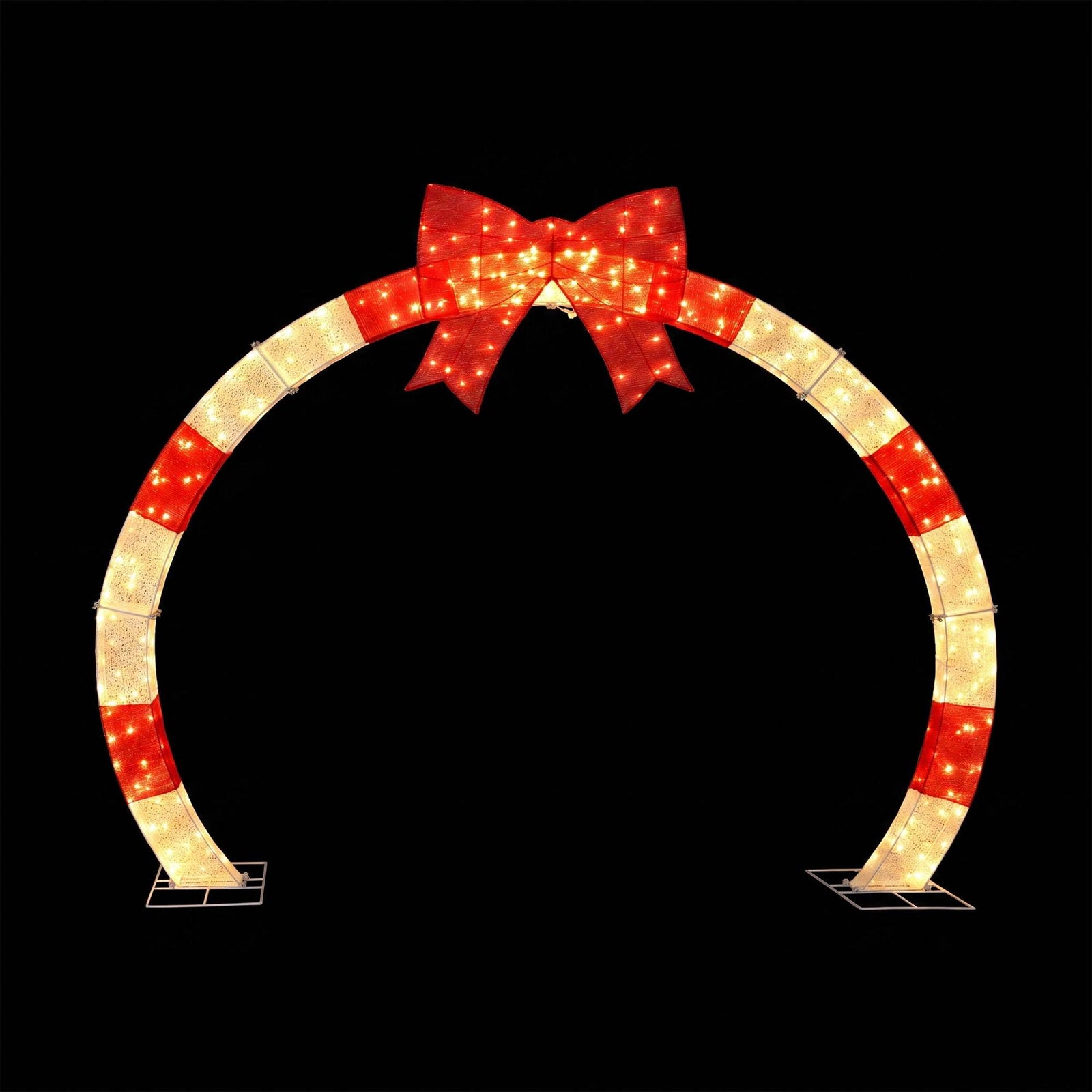 2.5m Christmas Archway Pre-Lit LED Outdoor Garden Decoration Warm White
