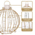 3 PCS Christmas Lights 360 LED Fairy Light Ball Decorations Jingle Jollys