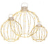 Jingle Jollys Christmas Lights 320 LED Fairy Light 3pcs Ball Decorations Set