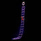 Jingle Jollys 3.5m Christmas Santa Ladder Lights 300 LED Multicolour 8 Modes