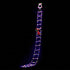 Jingle Jollys 3.5m Christmas Santa Ladder Lights 300 LED Multicolour 8 Modes