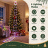 Jingle Jollys 3.5m Christmas Santa Ladder Lights 300 LED Multicolour 8 Modes