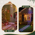 Jingle Jollys 3.5m Christmas Santa Ladder Lights 300 LED Multicolour 8 Modes