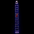 Jingle Jollys 3.5M Christmas Lights 300 LED Ladder Light with Santa Claus Decor