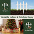 3m Solar Christmas Fence Lights Outdoor Garden Path Decor Warm White 8pc