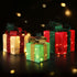 3 PCS Christmas Lights 60 LED Fairy Light Gift Box Jingle Jollys