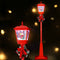 1.8M Christmas LED Lamp Post Decoration with Music & Snowfall Effect