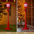 1.8M Christmas LED Lamp Post Decoration with Music & Snowfall Effect