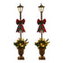 Jingle Jollys Christmas Lights 125cm Lamp Post 50 LED Fairy Light Decorations