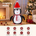 Jingle Jollys Christmas Penguin Light 70cm Pop Up LED Display 45 LEDs 8 Modes