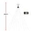 2.5m Christmas Tree Lights Tree Topper Waterfall Fairy Lights White Set