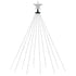 Jingle Jollys 2.5M Christmas Lights Waterfall String Light 300 LED Star Topper