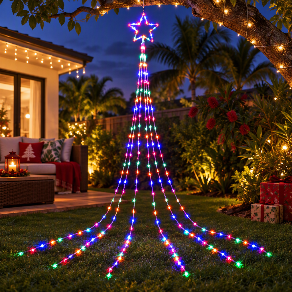 3M Solar Christmas Lights String Light 200 LED