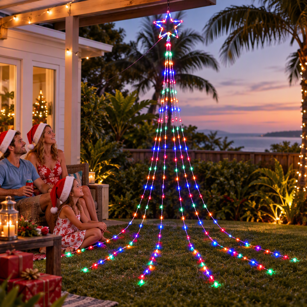 3M Solar Christmas Lights String Light 200 LED