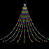 Jingle Jollys 3.8M Christmas Lights Waterfall String Light 340 LED