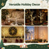 Lighted Branch Tree Christmas Decorations Warm White Lights 2 Pack 60cm