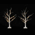 Lighted Branch Tree Christmas Decorations Warm White Lights 2 Pack 60cm