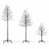 Jingle Jollys 3 Pack LED Christmas Tree Lighted Birch Tree Indoor Outdoor Xmas Decor Warm White