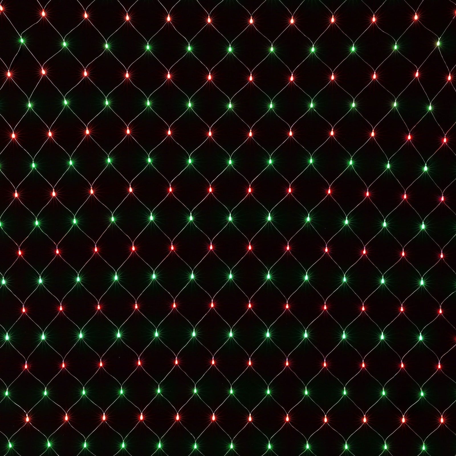 Christmas Lights 6x4m Christmas Net Lights 1000LED Red Green Festive Lighting