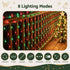 Christmas Lights 6x4m Christmas Net Lights 1000LED Red Green Festive Lighting