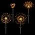 4 Pack Christmas Lights Solar Firework Outdoor Garden Lights Warm White