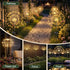4 Pack Christmas Lights Solar Firework Outdoor Garden Lights Warm White