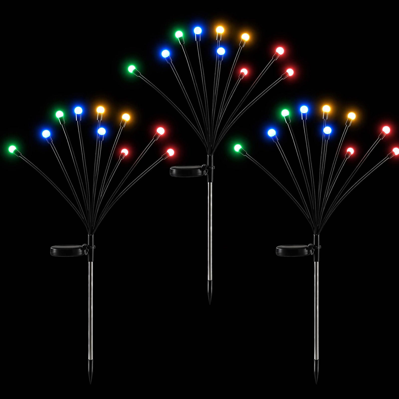 Christmas Lights Solar Firefly Lights Garden Path Lights Multicolour Set