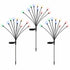 Christmas Lights Solar Firefly Lights Garden Path Lights Multicolour Set