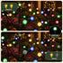 Christmas Lights Solar Firefly Lights Garden Path Lights Multicolour Set