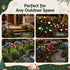 Christmas Lights Solar Firefly Lights Garden Path Lights Multicolour Set