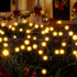 Christmas Lights Solar Firefly Lights Garden Path Lights Warm White Set