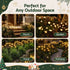 Christmas Lights Solar Firefly Lights Garden Path Lights Warm White Set