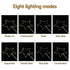 4pc Christmas Star Path Ground Lights, 144 LED Warm White Garden Decor