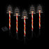 25 LED 5 PCS Christmas Lights Path Ground Light Garden Decorations Jingle Jollys