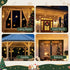 Jingle Jollys 100 LED Solar Net Christmas Lights Warm White Snowflake 4m x 65cm