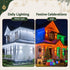 15M Christmas Lights Permanent String Eaves Light 36 LED Decoration Set