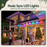 15M Christmas Lights Permanent String Eaves Light 36 LED Decoration Set