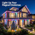 15M Christmas Lights Permanent String Eaves Light 36 LED Decoration Set