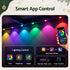 30M Christmas Permanent Outdoor Lights Smart Eaves String App Control Decoration 72LED