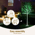 Christmas Tree 1.7m Twigs 120 RGB LED Lights Xmas Trees Decoration