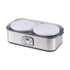 Devanti Greek Yoghurt Maker Machine 2x960ml Large Tubs Temp Control Grey
